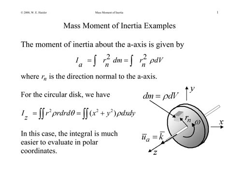 The Product <b>Moment</b> <b>of Inertia</b> is, by definition, zero for principal axes. . Moment of inertia integral calculator